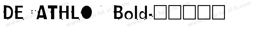 DECATHLON Bold字体转换